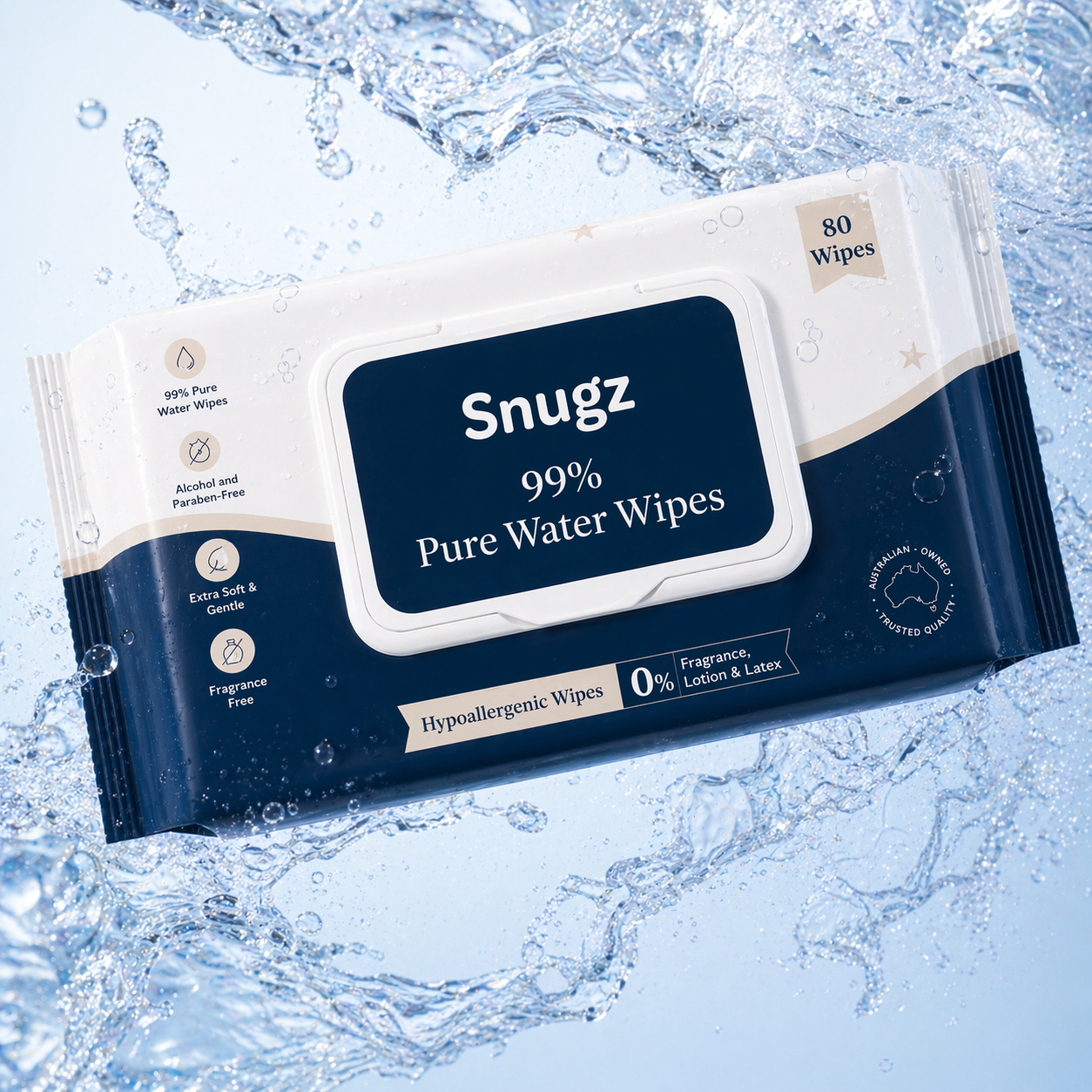 Snugz Gentle Wipes 12-pack